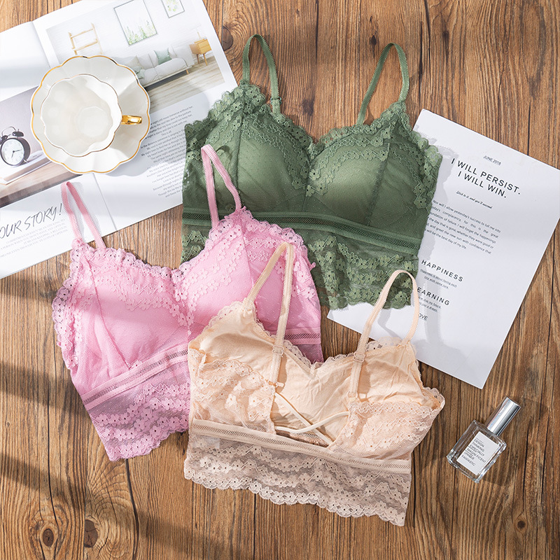 Sheer Bra Lace - Soutien-gorge de sport sans couture en