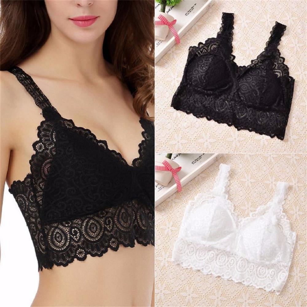 T Shirt Bra Seamless - Débardeur d'été en dentelle et coton