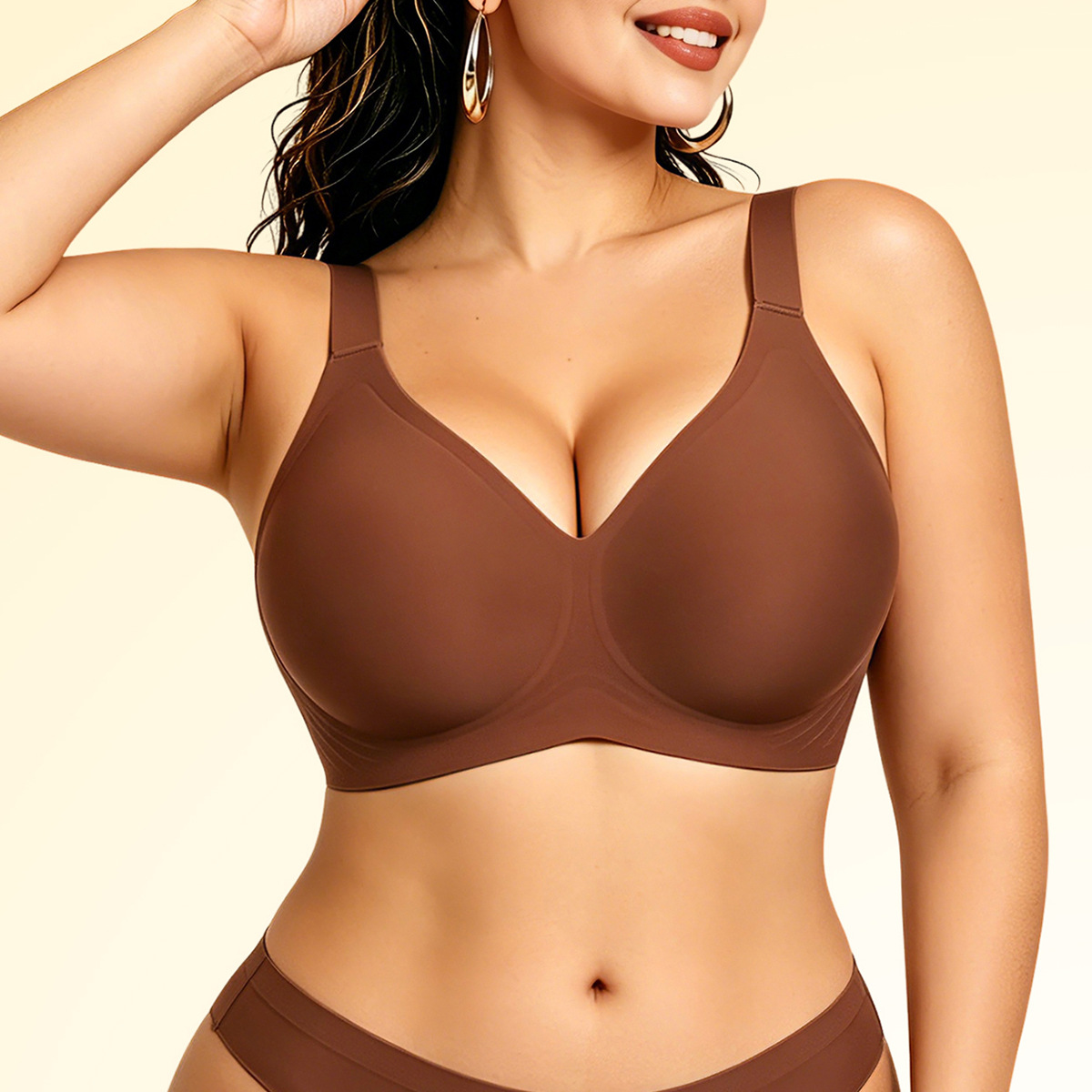 Wirefree Bra Comfort - Soutien-gorge sans armatures pour femme, doux