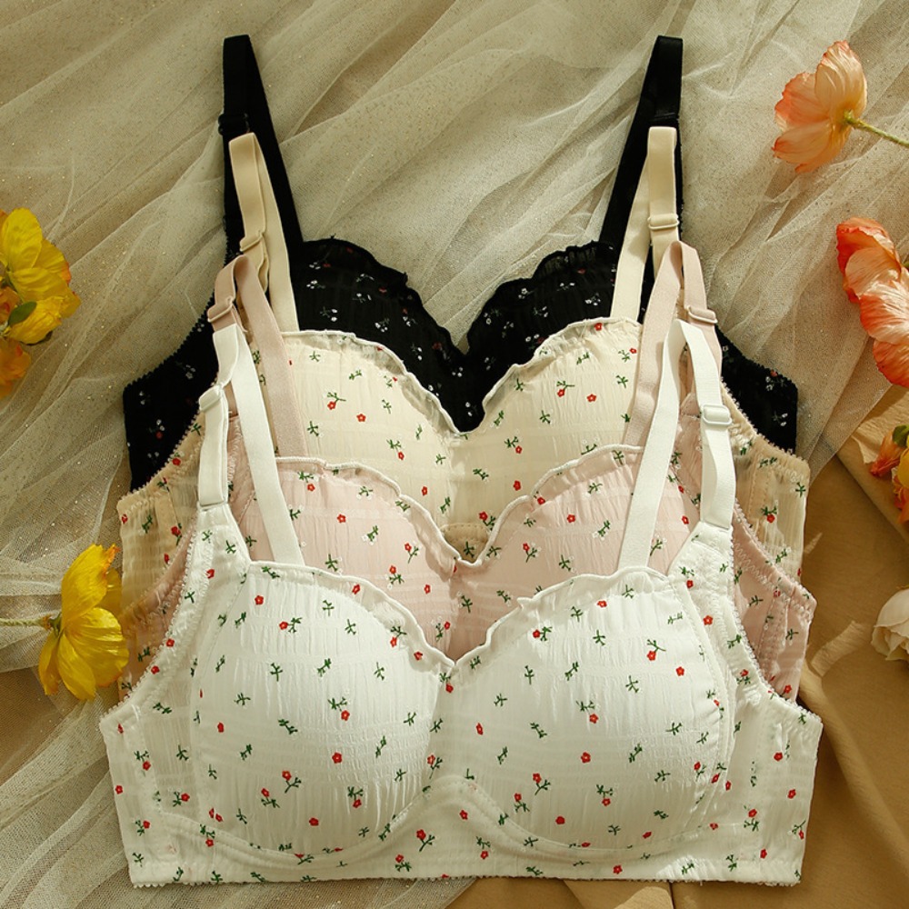 Wirefree Bra Comfort - Soutien-gorge respirant sans couture, bretelles réglables,