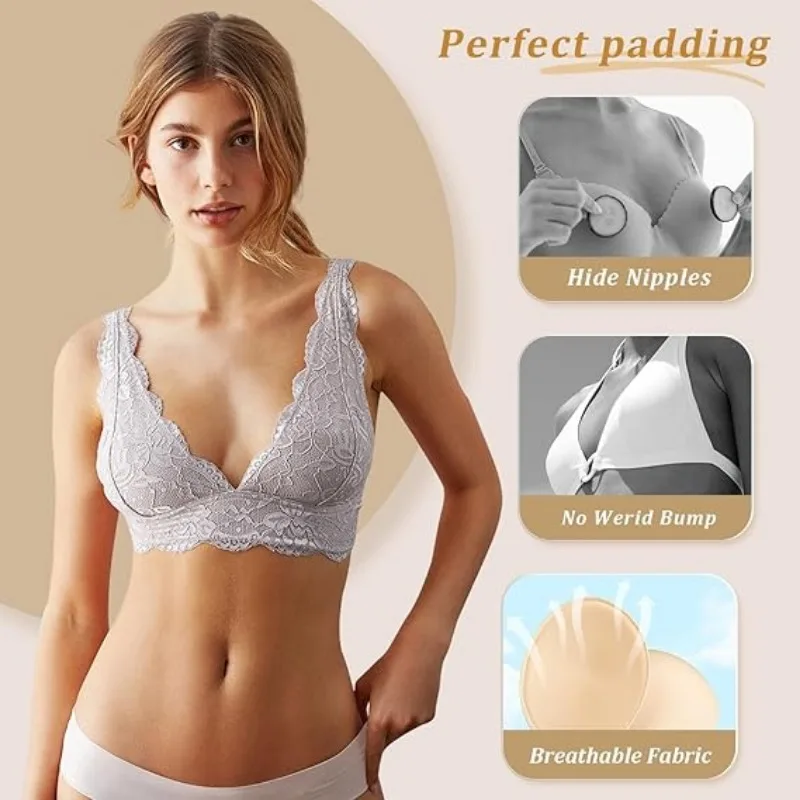 Coussinets de soutien-gorge Pu - Push Up Bra Silicone avis et prix