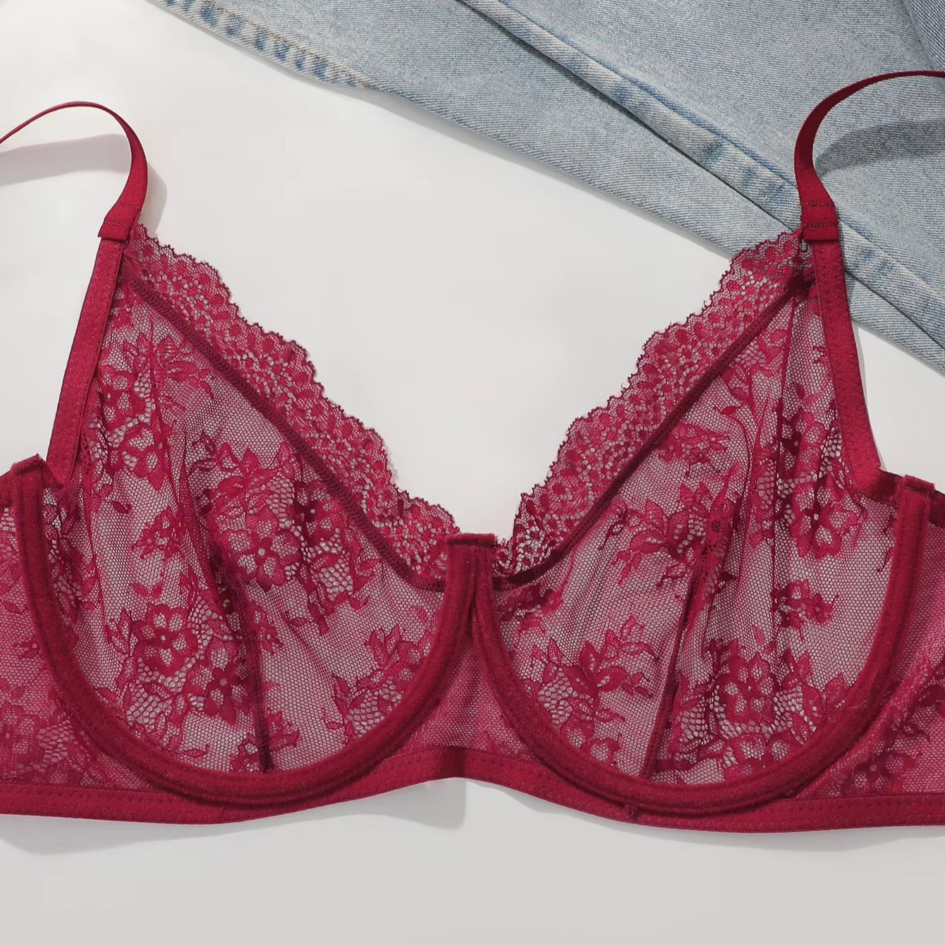 Soutien-gorge transparent en d - Full Coverage Bra avis et prix