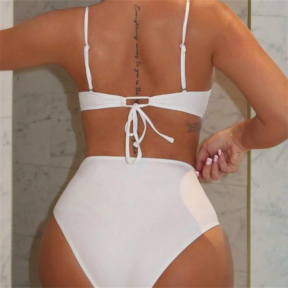 Blanc fronde Bikini soutien-go - Underwire Bra Padded avis et prix