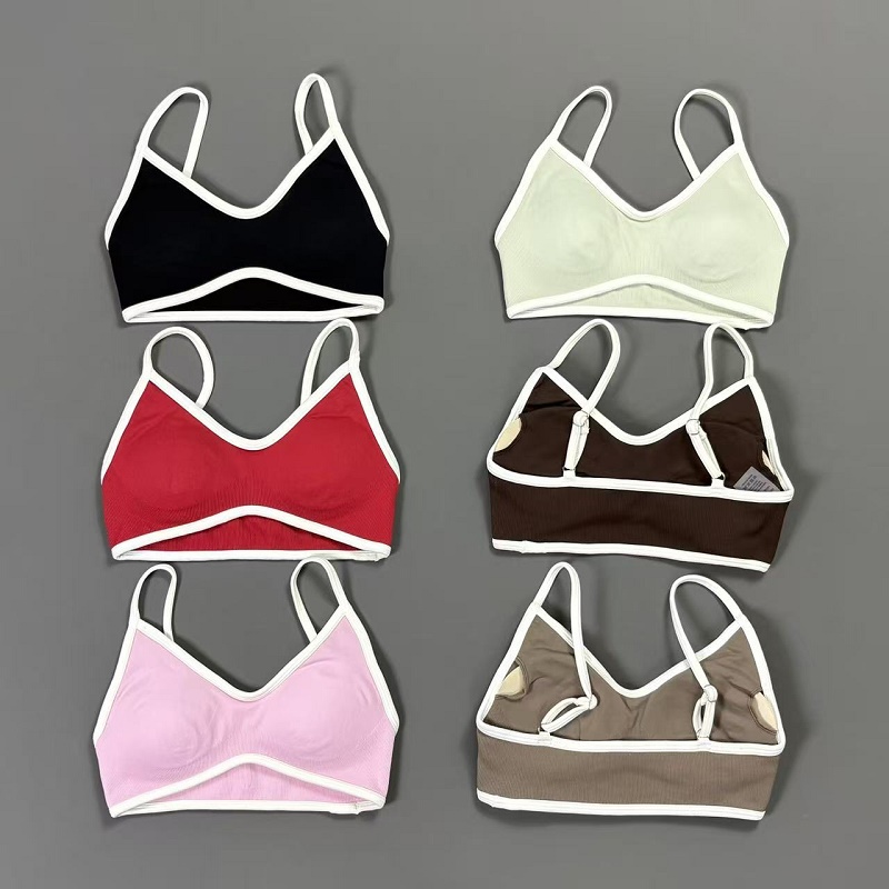 Soutien-gorge de yoga contrast - Sports Bra Racerback avis et prix