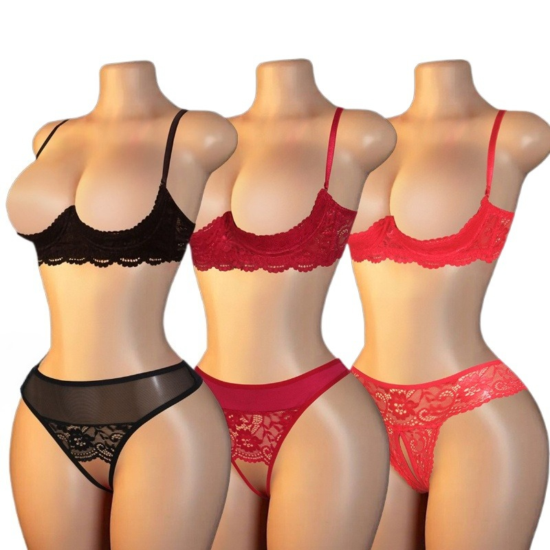 Ensemble de lingerie sexy pour - Lace Bralette Set avis et prix