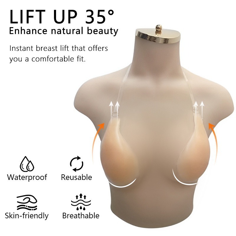 1 pièce Soutien-gorge invisibl - Push Up Bra Silicone avis et prix