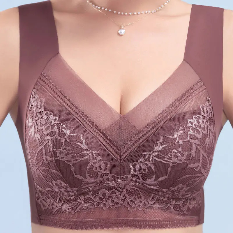 L-6L femmes grand soutien-gorg - Sheer Bra Lace avis et prix