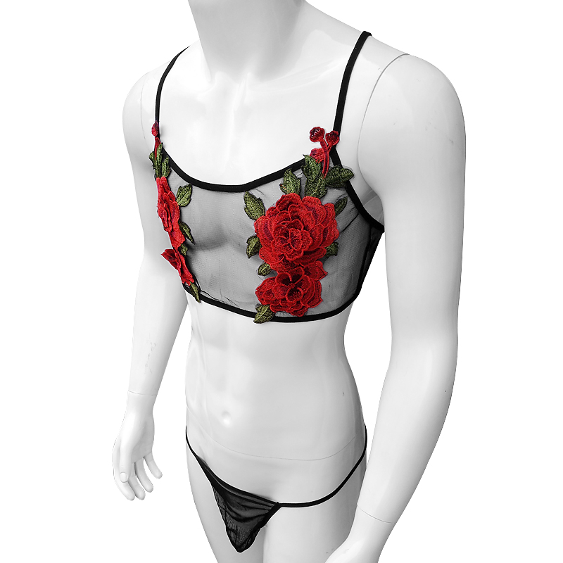 Ensemble de Lingerie Sexy brod - Sheer Mesh Bra avis et prix