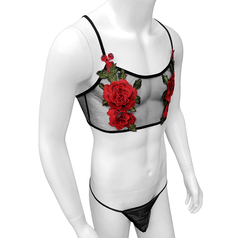 Ensemble de Lingerie Sexy brod - Sheer Mesh Bra avis et prix